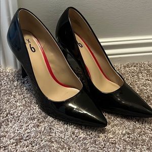 Patten Leather Black Heels 💥💥